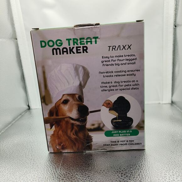 Traxx Dog Treat Maker New Open Box Nonstick Surface Compact Design - Picture 5 of 10